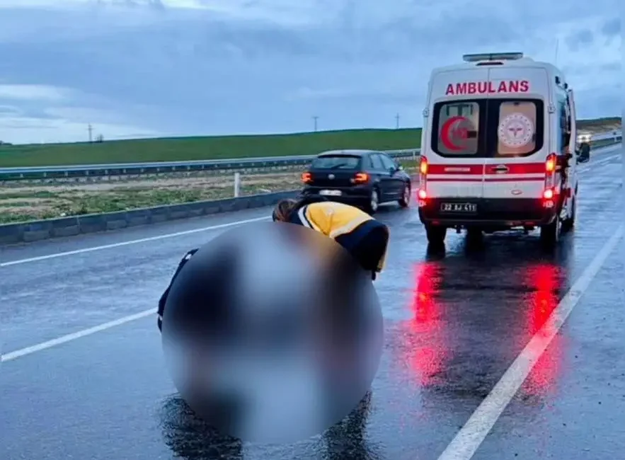 Edirne’nin merkez ilçesine bağlı Söğütlüdere köyü mevkiinde meydana gelen kazada,