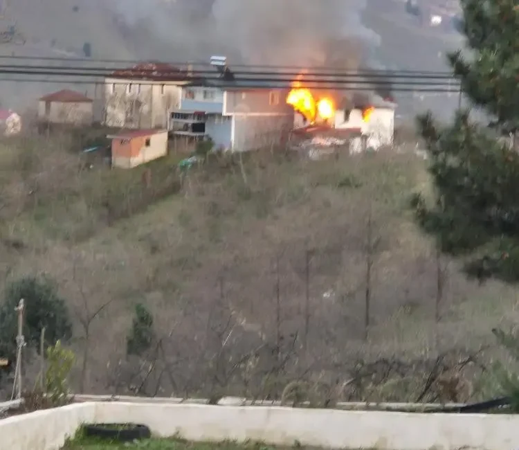 Giresun'un Bulancak ilçesinde müstakil bir evde henüz belirlenemeyen bir nedenle