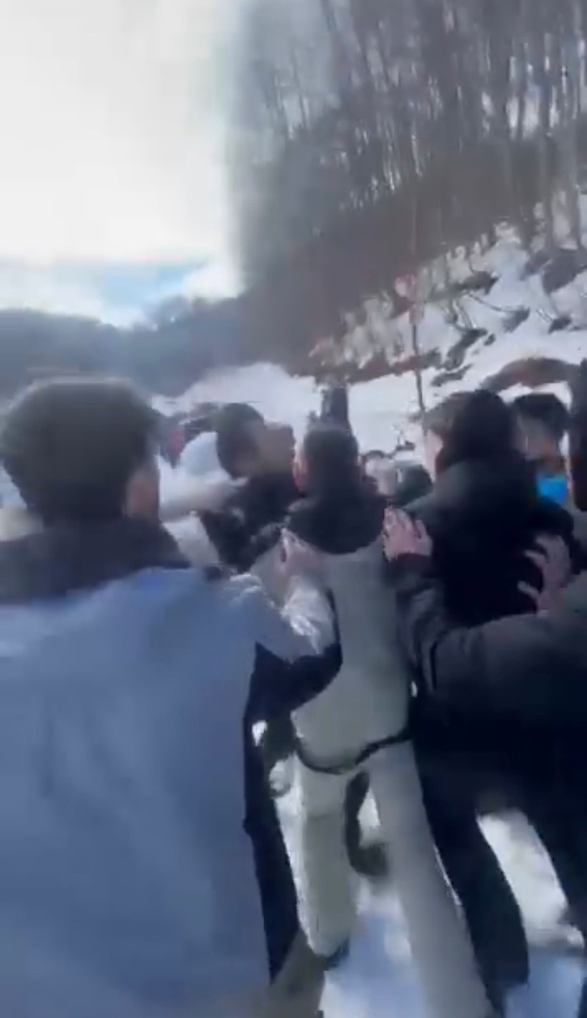 Kocaeli’nin Kartepe ilçesinde tatil için gelen bir grup ile ATV