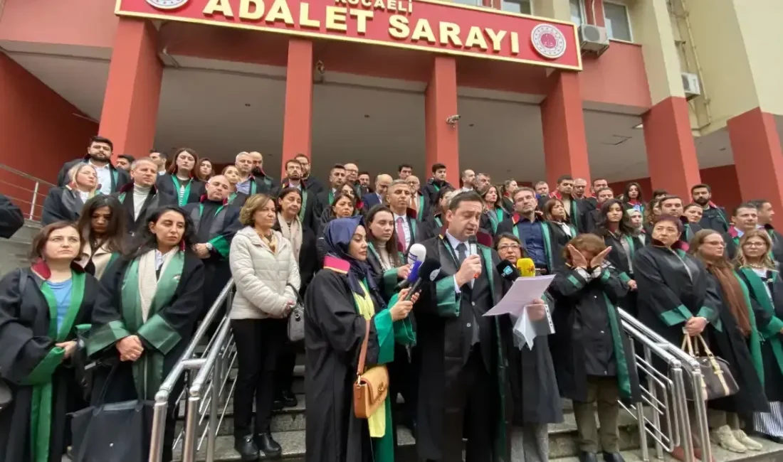 Kocaeli Barosu’na bağlı avukatlar, görevi başında silahlı saldırıya uğrayarak hayatını