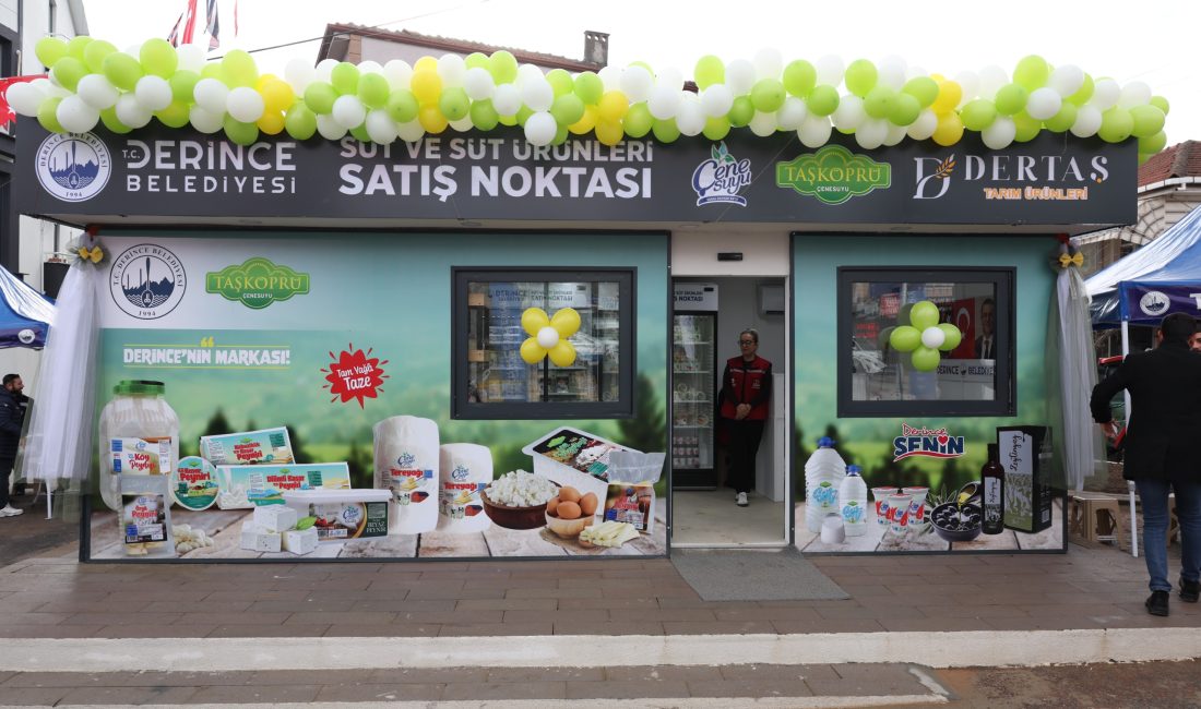 Derince Belediyesi tarafından yürütülen DERTAŞ projesi kapsamında üretilen Taşköprü Süt