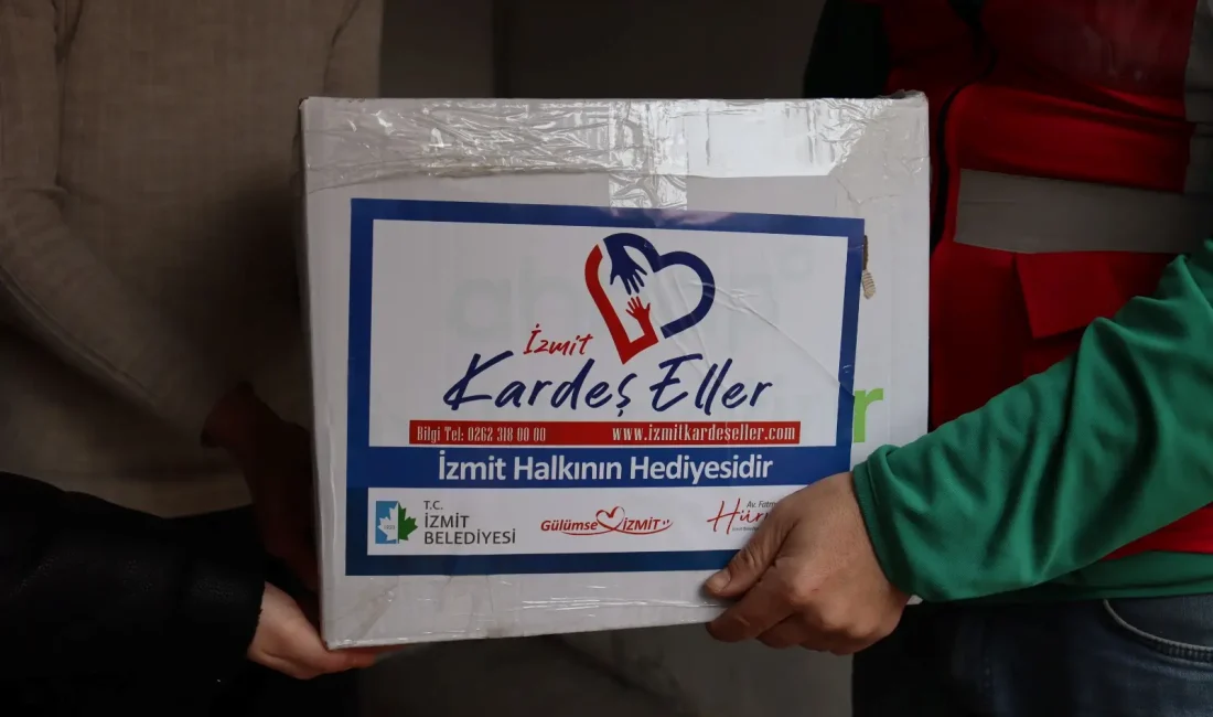 İzmit Belediyesi, bu yıl da Ramazan Ayı’nda ihtiyaç sahibi vatandaşlara