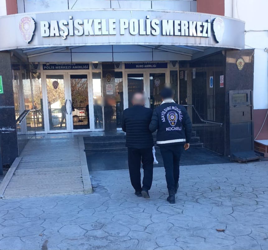 Kocaeli’de, aranan şahıslara yönelik yürütülen çalışmalar kapsamında hakkında kesinleşmiş hapis