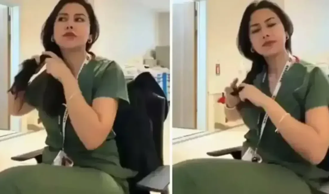 Kocaeli’de Gebze Fatih Devlet Hastanesi’nde görev yapan hemşire İ.H., sosyal