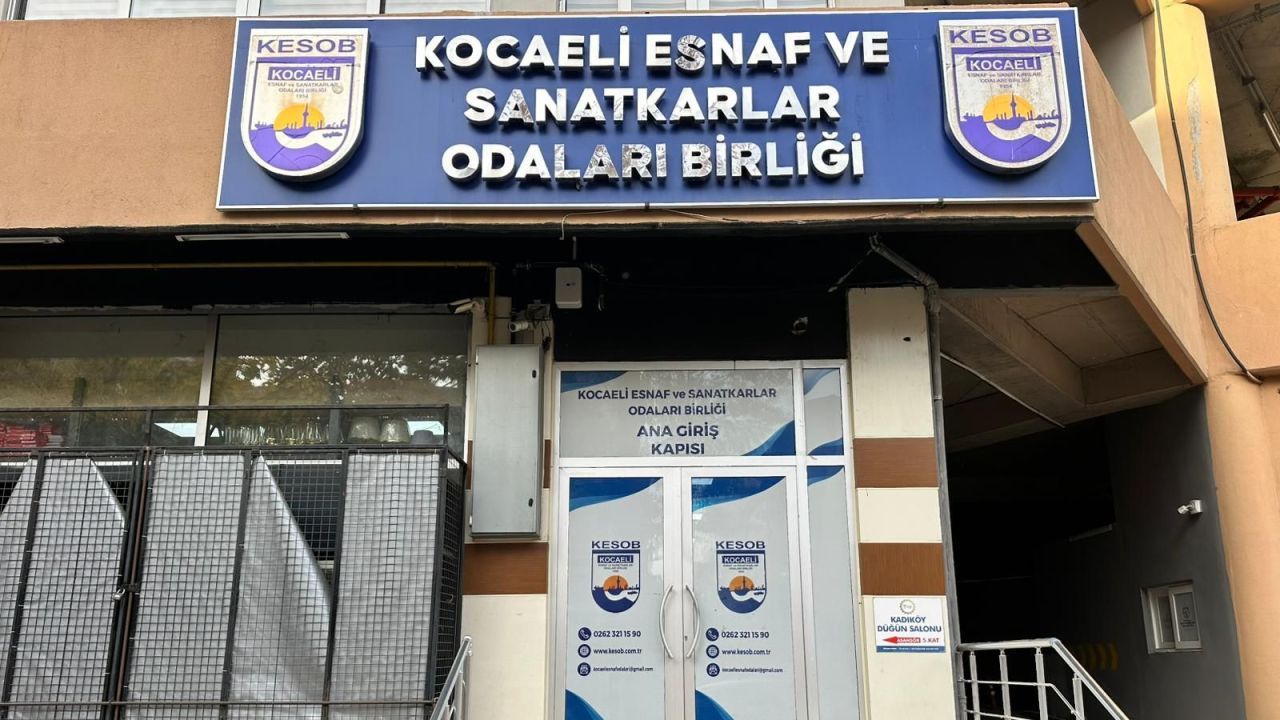 Kocaeli’de esnaf ve sanatkârlar, Kocaeli Esnaf ve Sanatkârlar Odaları Birliği’nin