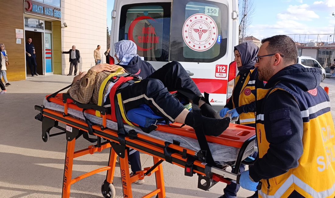 Bursa'nın İnegöl ilçesinde arızalanan traktörünü tamir etmeye çalışan 67 yaşındaki