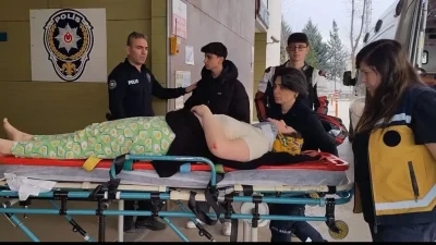 Bursa’nın İnegöl ilçesi Yeni Mahalle Hamzabey Caddesi’nde, 3 katlı binanın