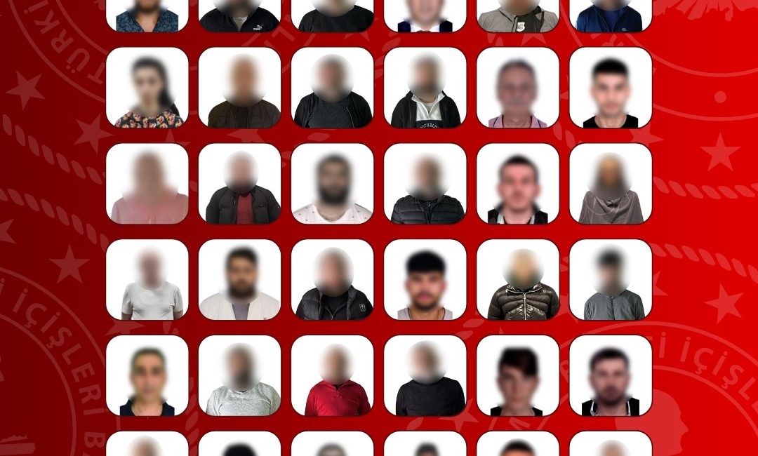 İçişleri Bakanlığı, kırmızı bültenle ve ulusal seviyede aranan toplam 41
