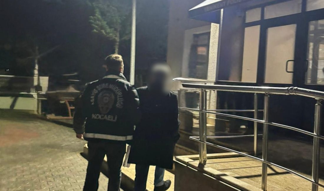 Kocaeli’de hakkında uyuşturucu madde ticareti suçundan kesinleşmiş 6 yıl 3