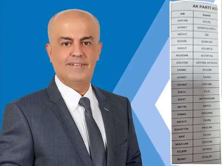 AK Parti Kandıra İlçe Başkanlığı'nda Erol Çakır’ın görevinden affını istemesiyle