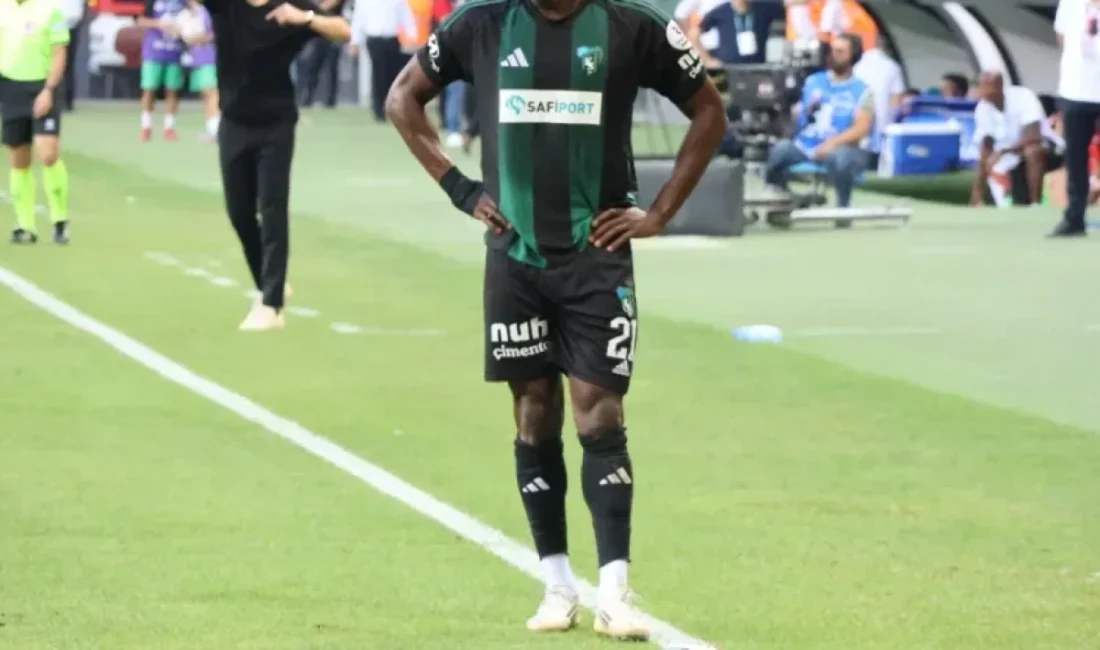 Kocaelispor’un tecrübeli sol beki Massadio Haidara, Çaykur Rizespor karşılaşmasında gördüğü