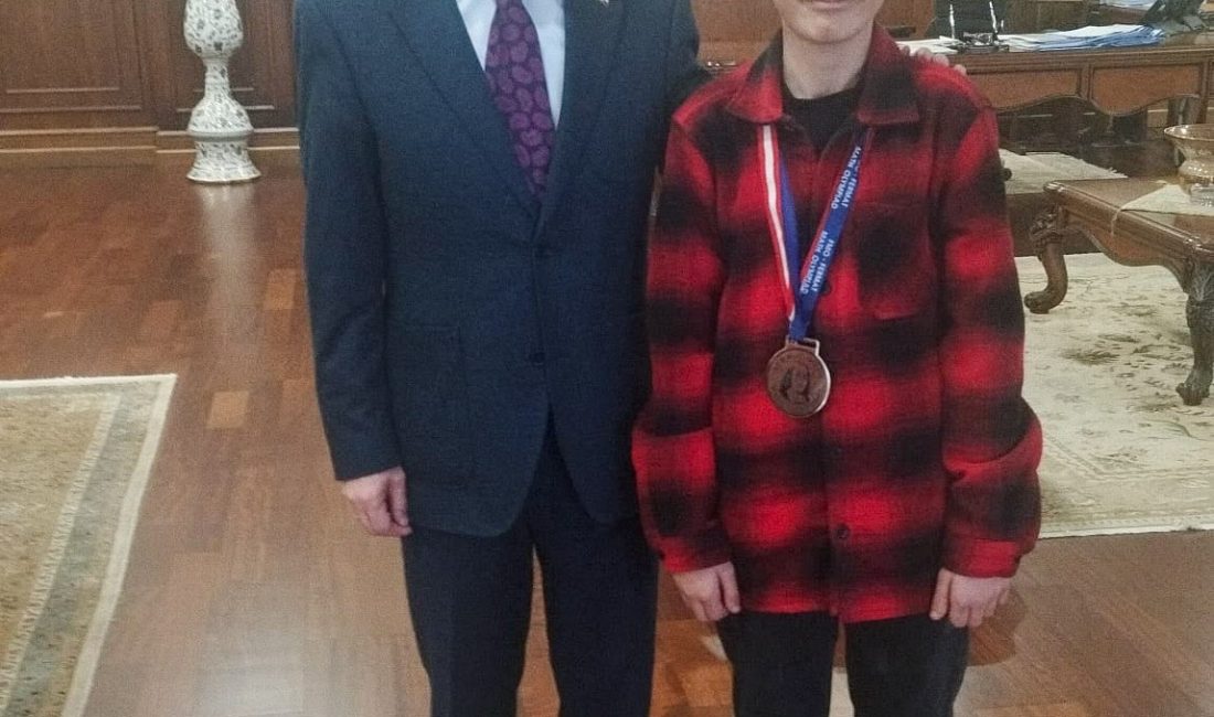 Körfez Uluğbey Ortaokulu 6. sınıf öğrencisi Berat Denel, uluslararası matematik