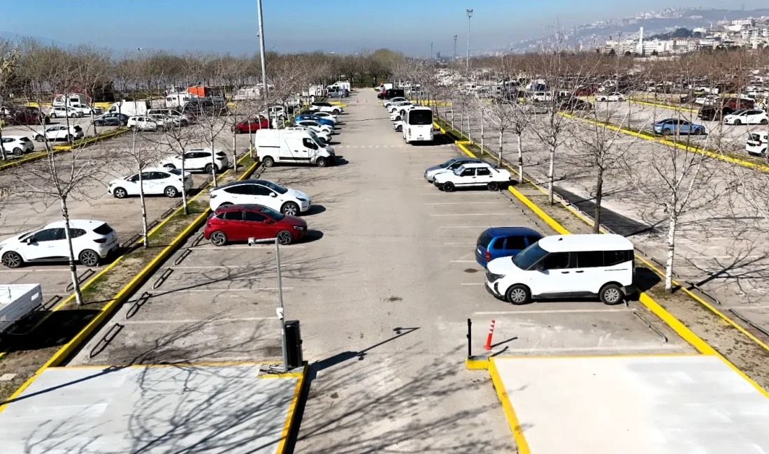 İzmit sahil şeridinde yer alan otopark alanlarındaki yeni düzenlemeler, araç