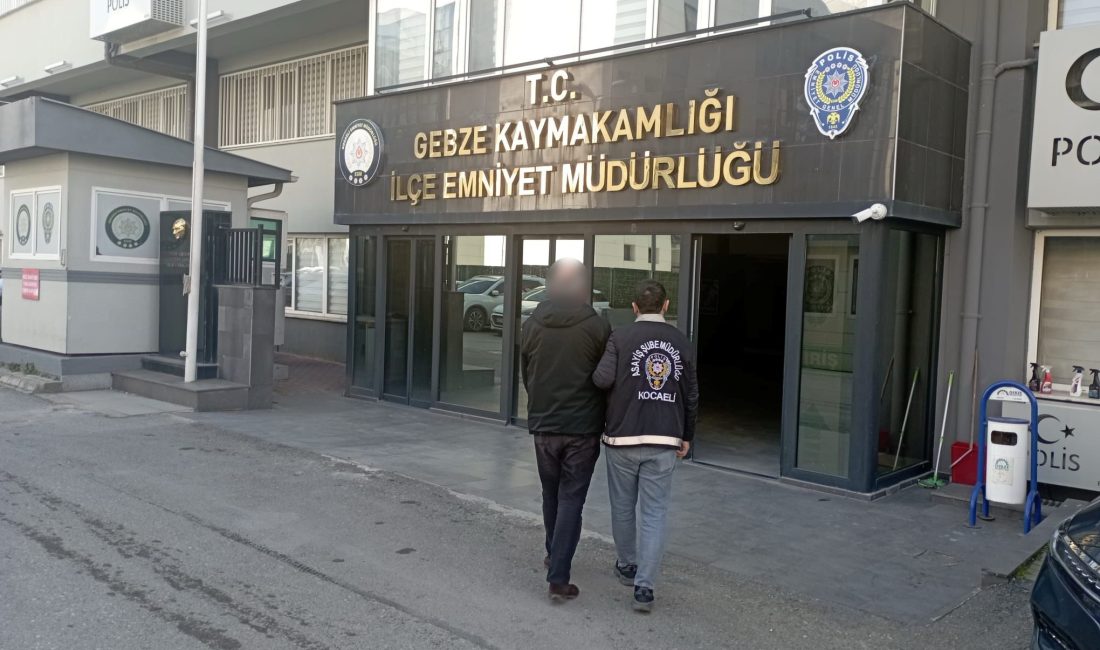 Kocaeli İl Emniyet Müdürlüğü tarafından aranan şahısların yakalanmasına yönelik yürütülen