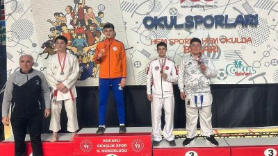 Kocaeli’de düzenlenen Okul Sporları Minikler, Küçükler ve Yıldızlar Karate İl
