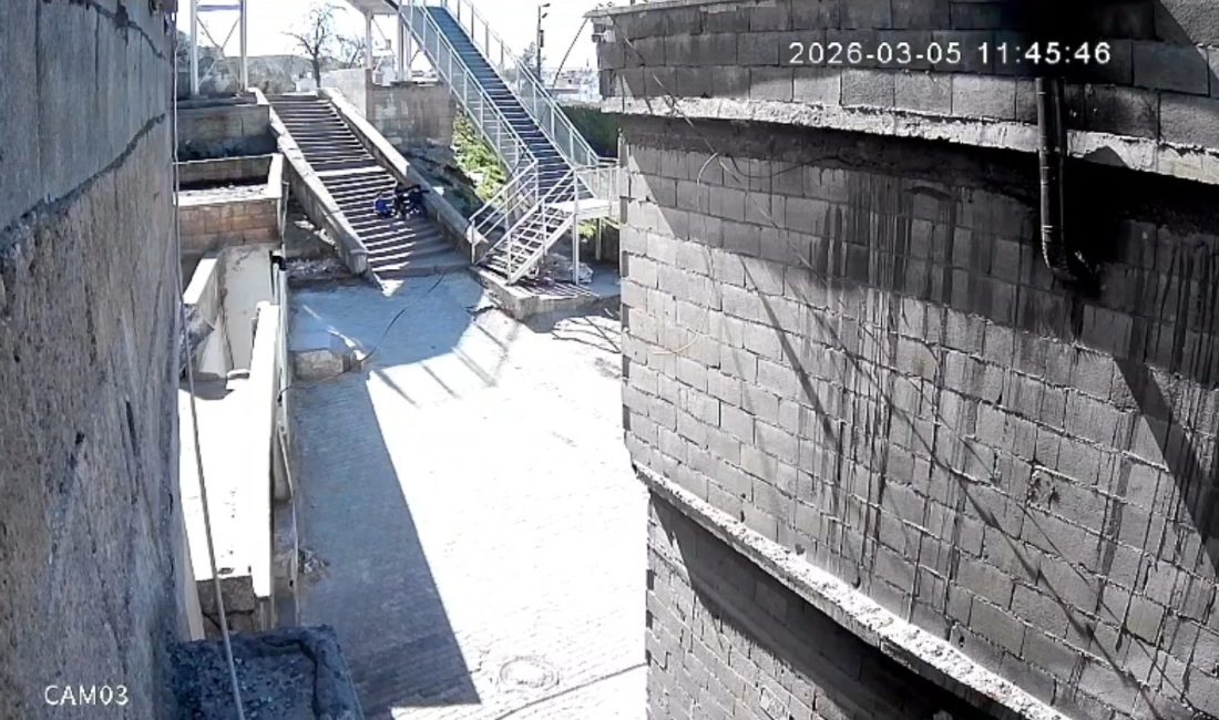 Şanlıurfa’nın Birecik ilçesinde bir ilkokul önünde çocukları para ve meyve