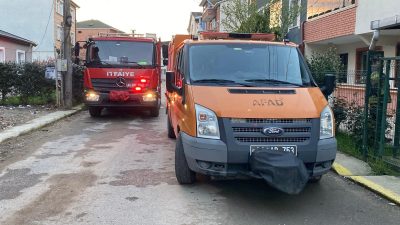 Kocaeli’nin Kartepe ilçesinde vatandaşların kötü koku şikâyeti üzerine bölgeye sevk