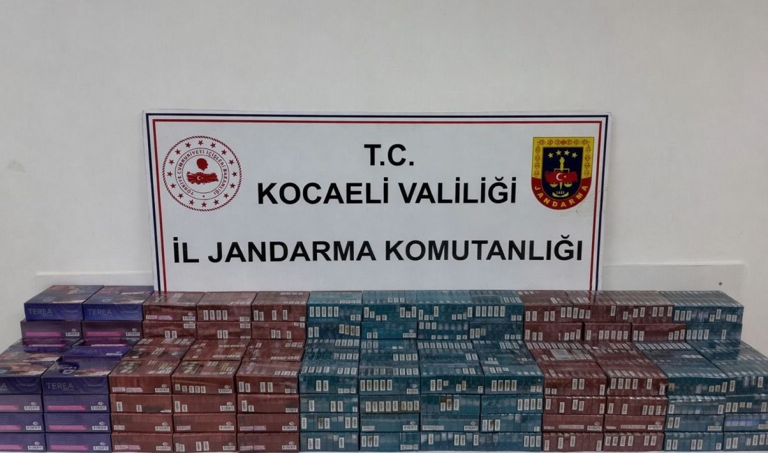 Kocaeli İl Jandarma Komutanlığı ekiplerince Gebze ve Dilovası ilçelerinde gerçekleştirilen