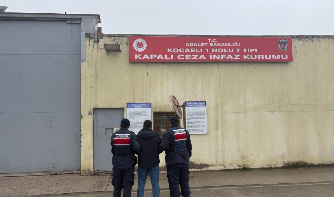 Kocaeli İl Jandarma Komutanlığı ekipleri, FETÖ/PDY üyeliğinden 6 yıl 10