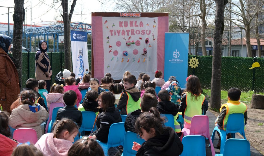 Kocaeli Büyükşehir Belediyesi bünyesinde miniklere eğitim ve eğlence sunan Lokomotif