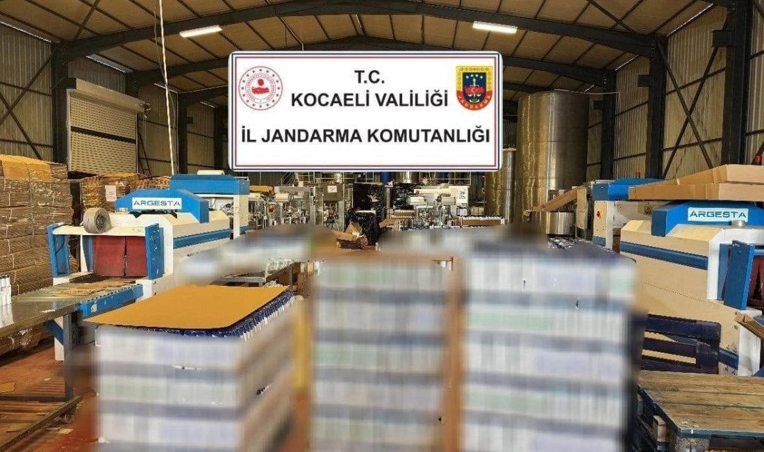 Kocaeli İl Jandarma Komutanlığı ekiplerinin kaçakçılıkla mücadele kapsamında yürüttüğü çalışmalar