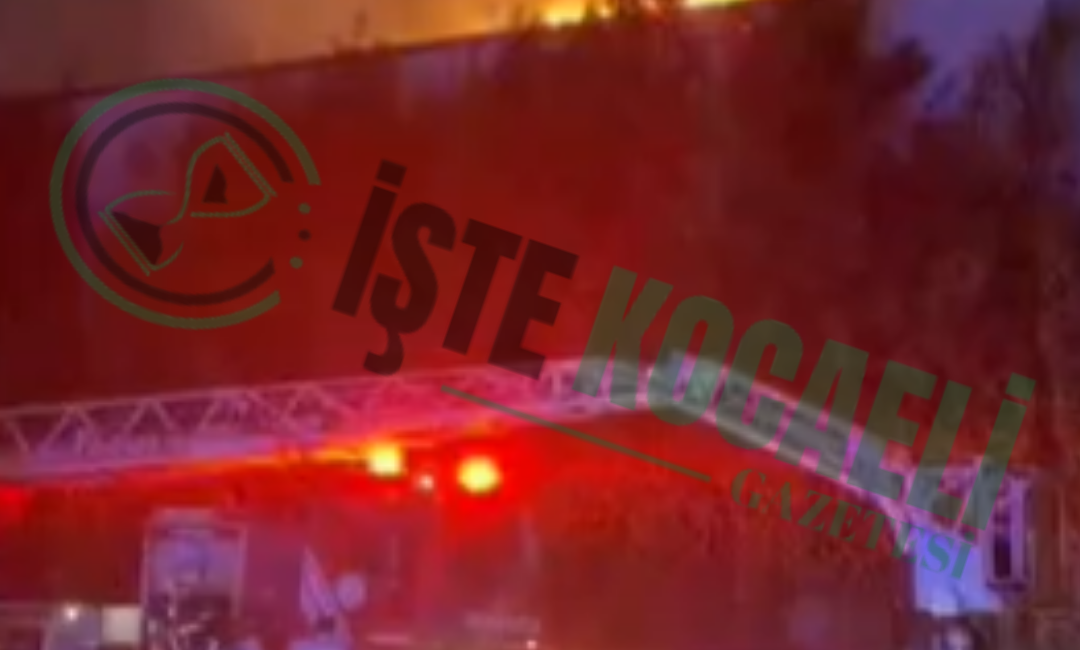 Kocaeli’nin Başiskele ilçesinde bulunan raf sistemleri fabrikasında çıkan yangın, bölgede