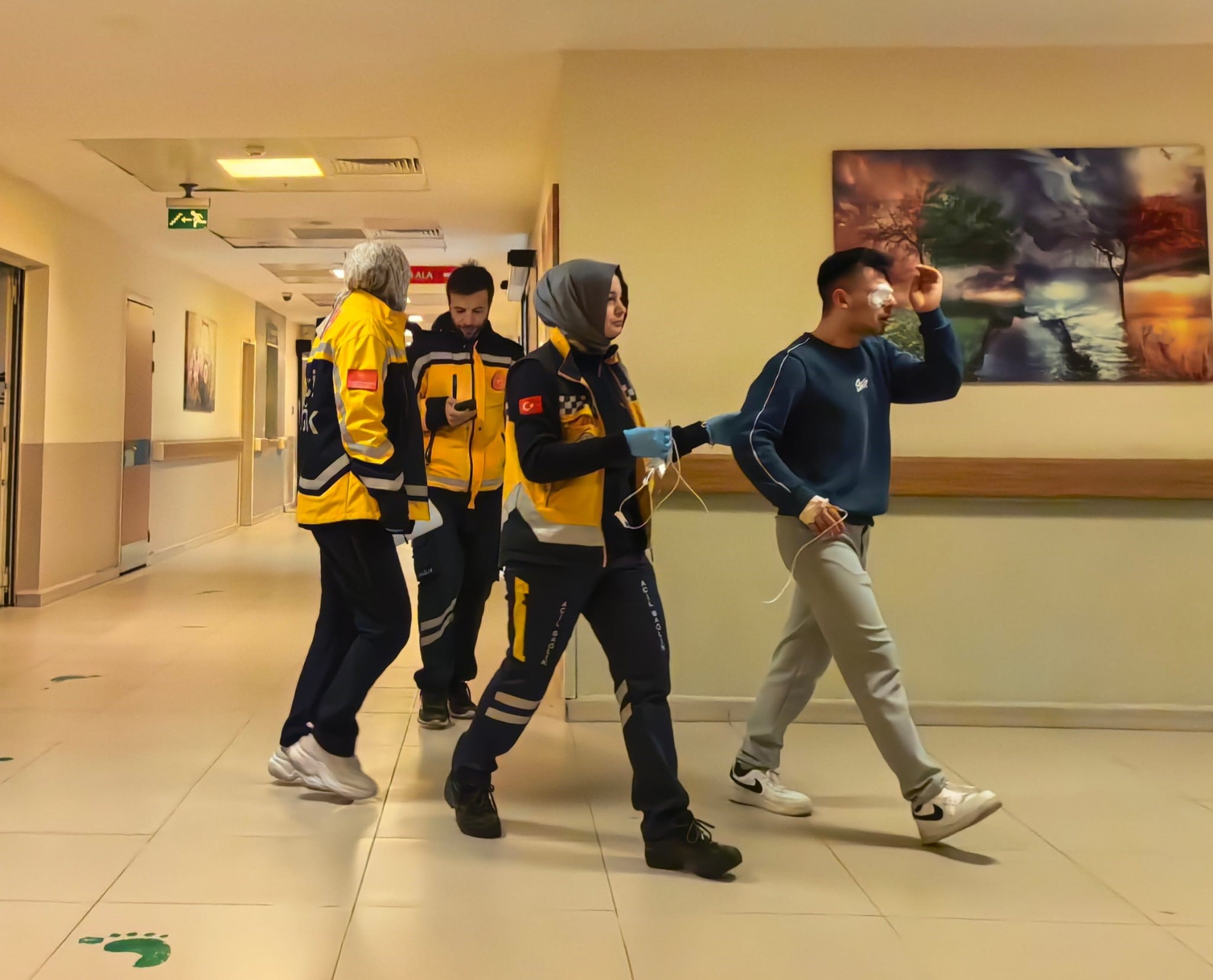 Bursa'nın İnegöl ilçesinde faaliyet gösteren bir mobilya fabrikasında meydana gelen