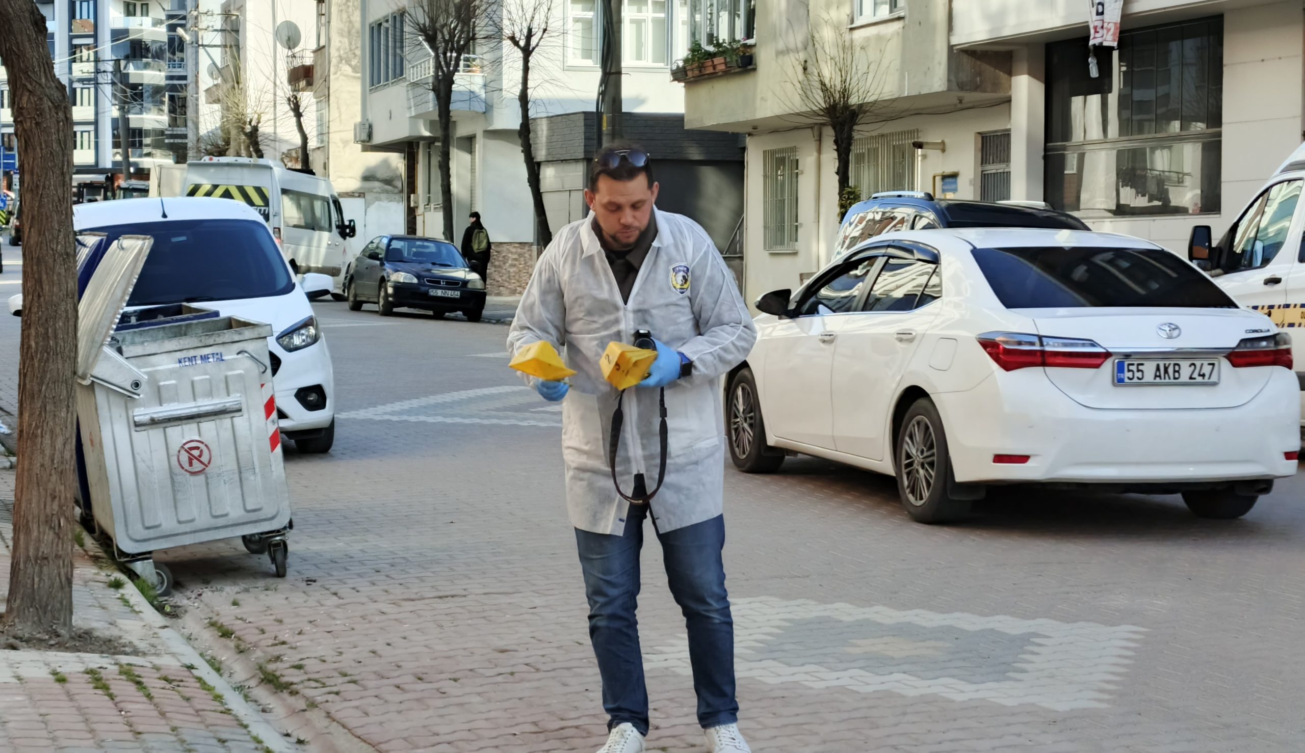 Samsun’un Bafra ilçesinde iki genç arasında telefonda başlayan tartışma bıçaklı