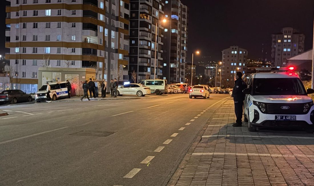 Kayseri’nin Melikgazi ilçesinde iki grup arasında henüz belirlenemeyen bir nedenle