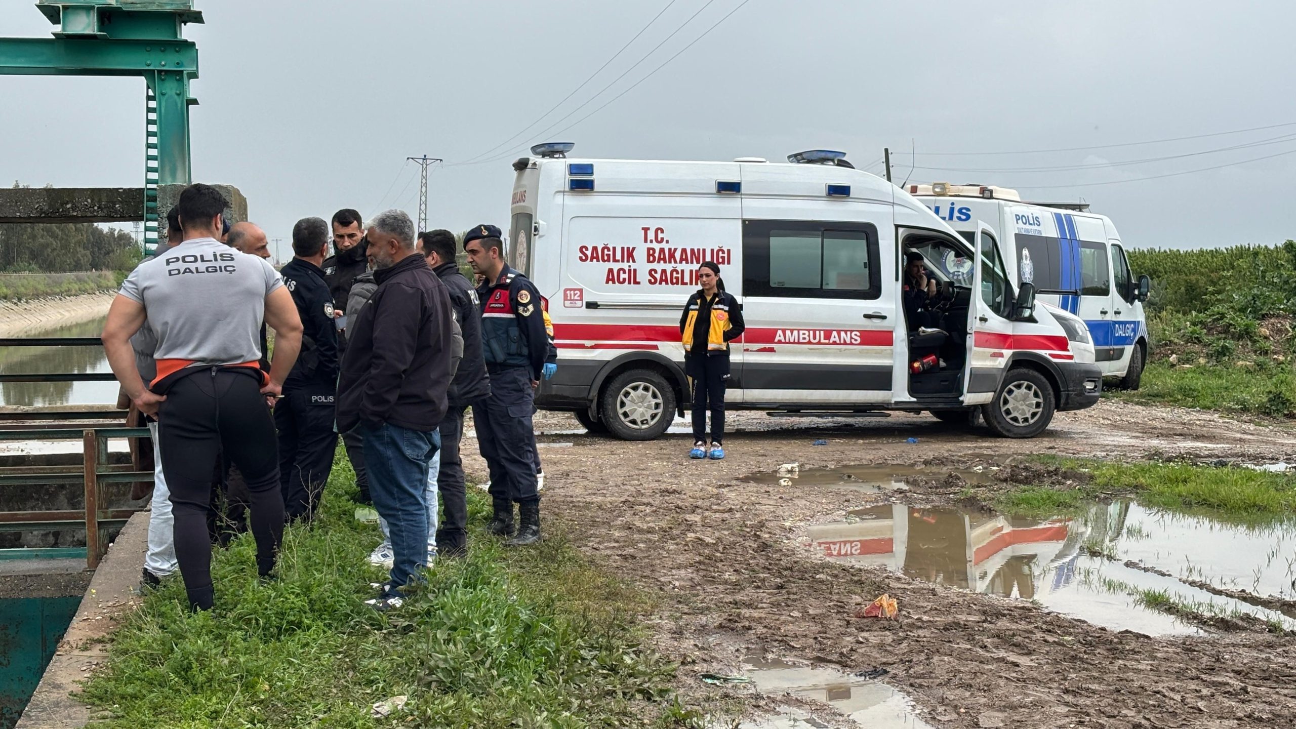 Adana’da serinlemek için sulama kanalına giren ve akıntıya kapılarak kaybolan