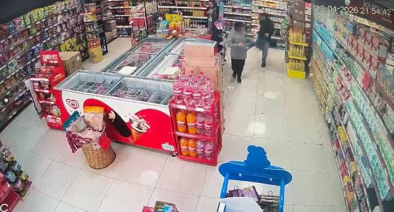 Kocaeli’nin Kartepe ilçesinde bir markette