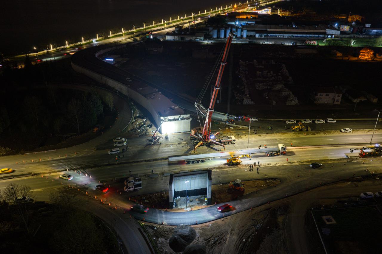 Kocaeli Büyükşehir Belediyesi tarafından yürütülen Başiskele Kavşağı Koridor Projesi kapsamında,