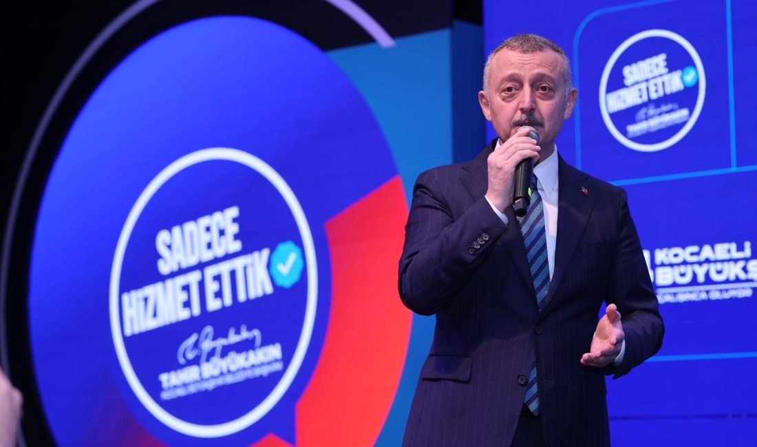 Görevdeki ikinci yılını deviren Kocaeli Büyükşehir Belediye Başkanı Tahir Büyükakın,