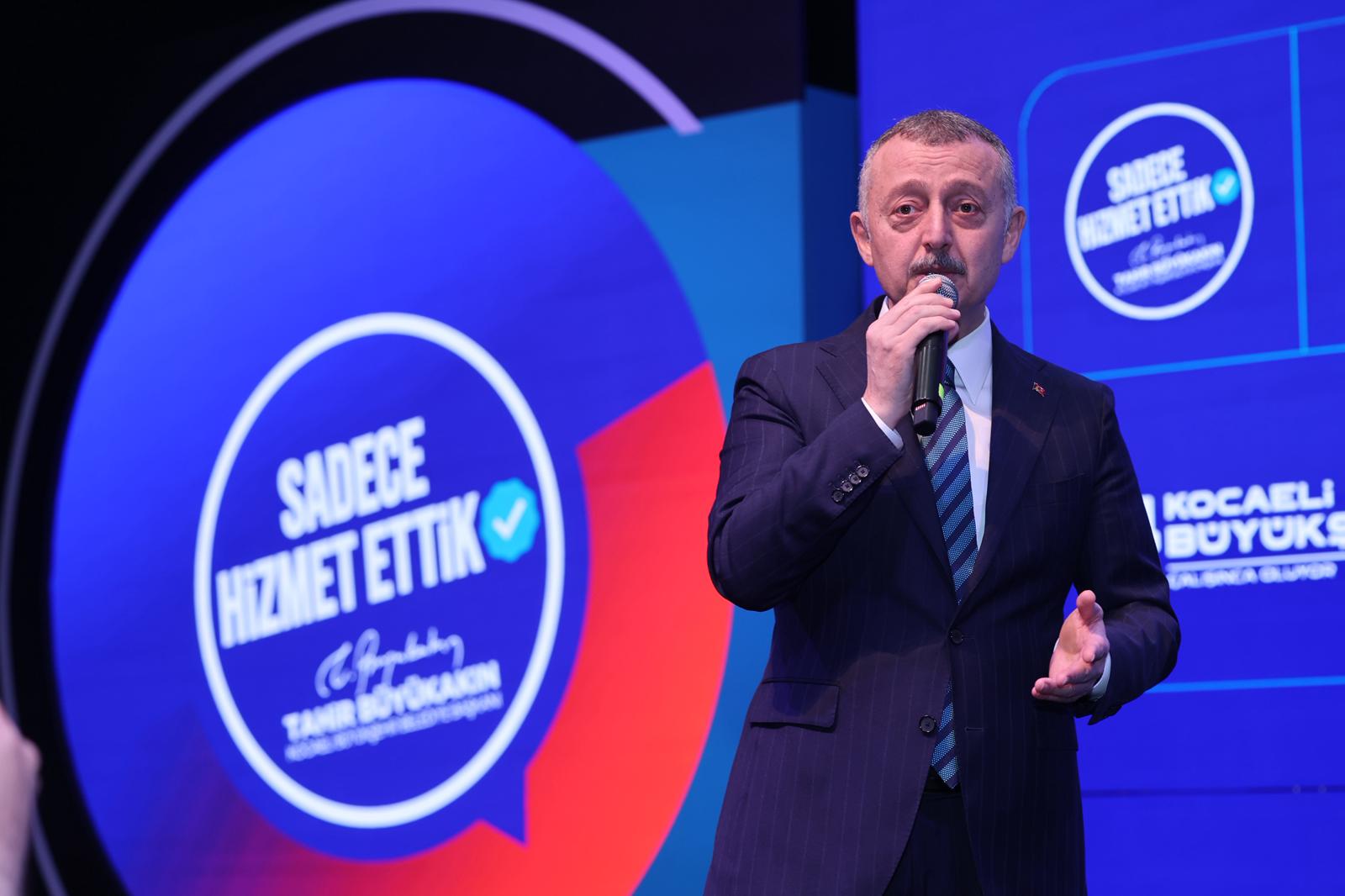 Görevdeki ikinci yılını deviren Kocaeli Büyükşehir Belediye Başkanı Tahir Büyükakın,