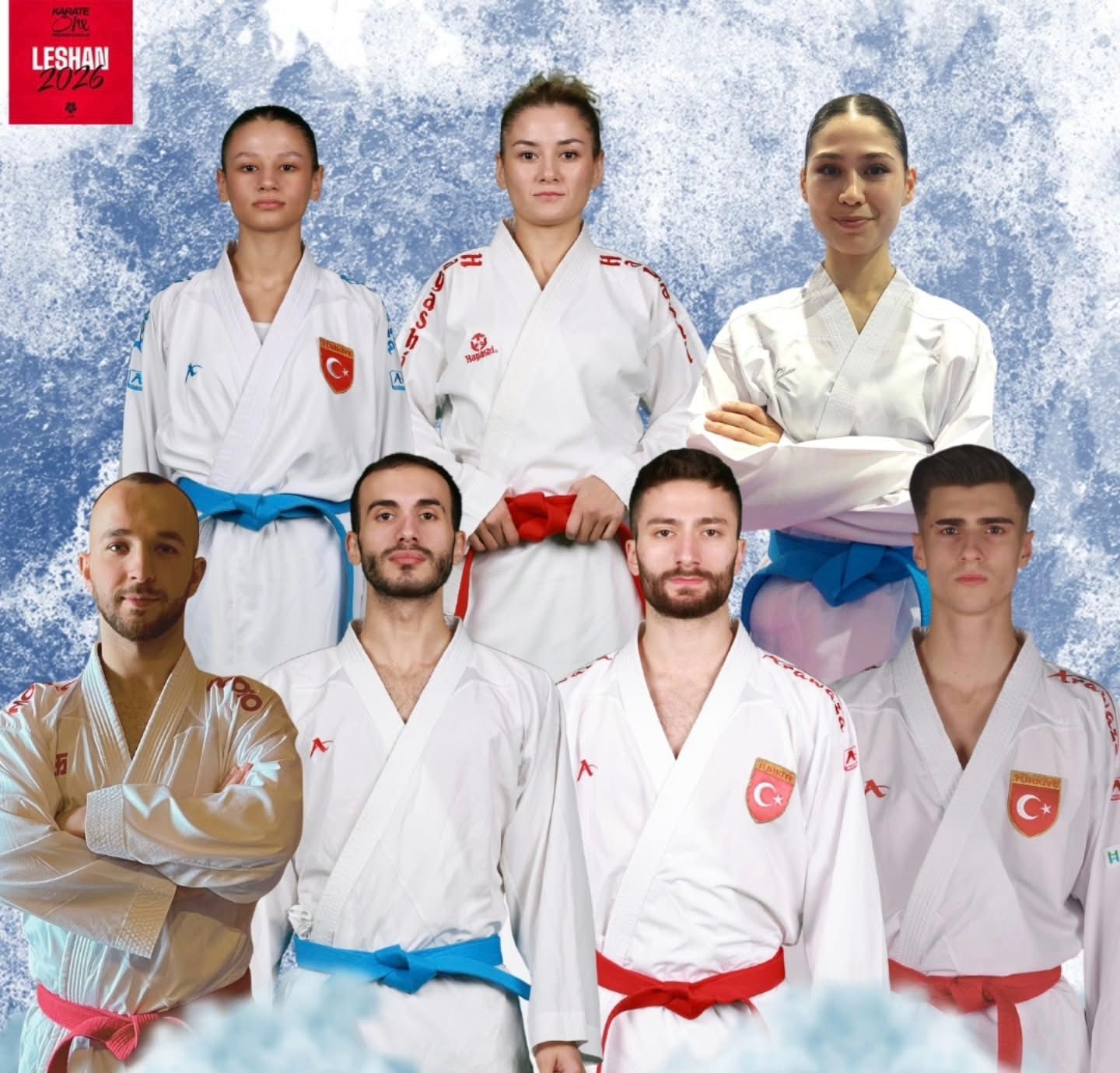 Kağıtspor bünyesinde yetişen milli karateciler, 10-12 Nisan tarihleri arasında Leshan