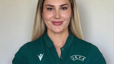 Kocaeli hakemliğinin önemli isimlerinden FIFA kokartlı yardımcı hakem Arzu Görgün,