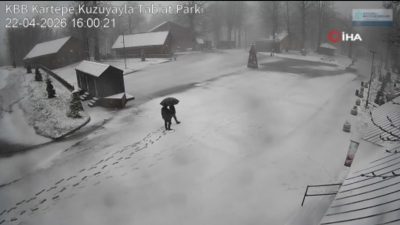 Kocaeli'de bahar ortasında kış geri döndü. Meteorolojinin yaptığı yağış uyarısının