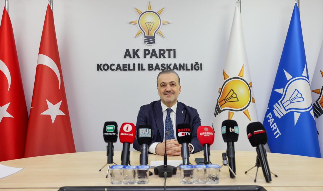 AK Parti Kocaeli İl Başkanı Şahin Talus, geçtiğimiz günlerde düzenlenen