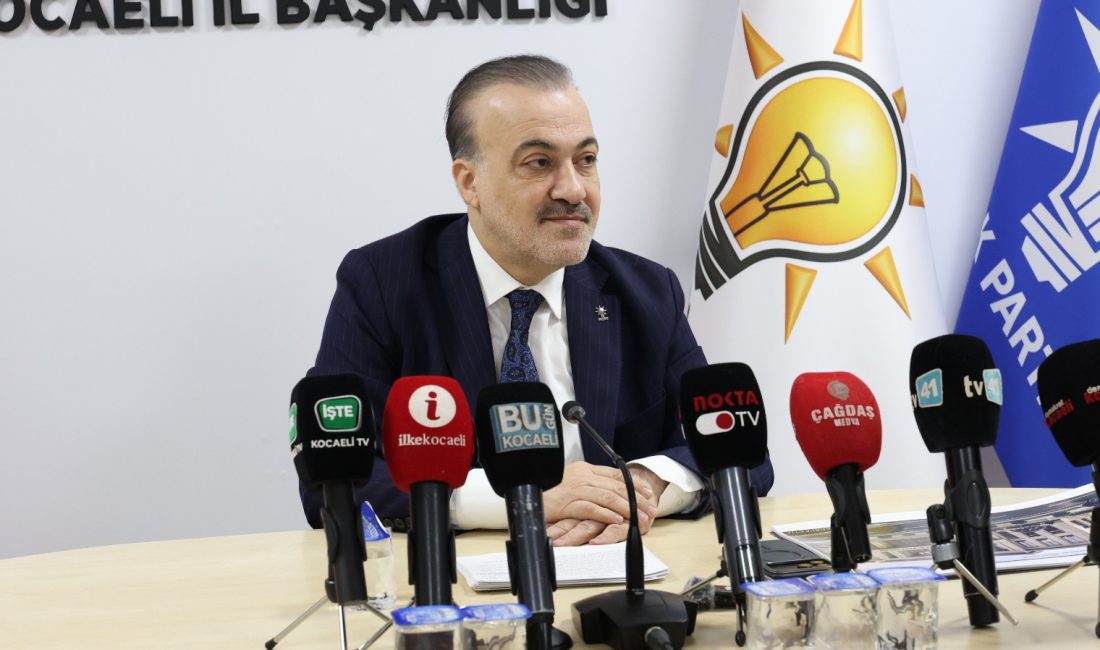 AK Parti Kocaeli İl Başkanı Şahin Talus, aylık gündem değerlendirme