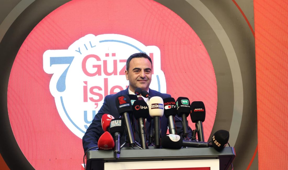 Başiskele Belediye Başkanı M. Yasin Özlü, görevdeki 7. yılını doldurması