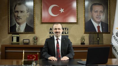 AK Parti Kocaeli İl Başkanı Şahin Talus, Gazze'ye insani yardım