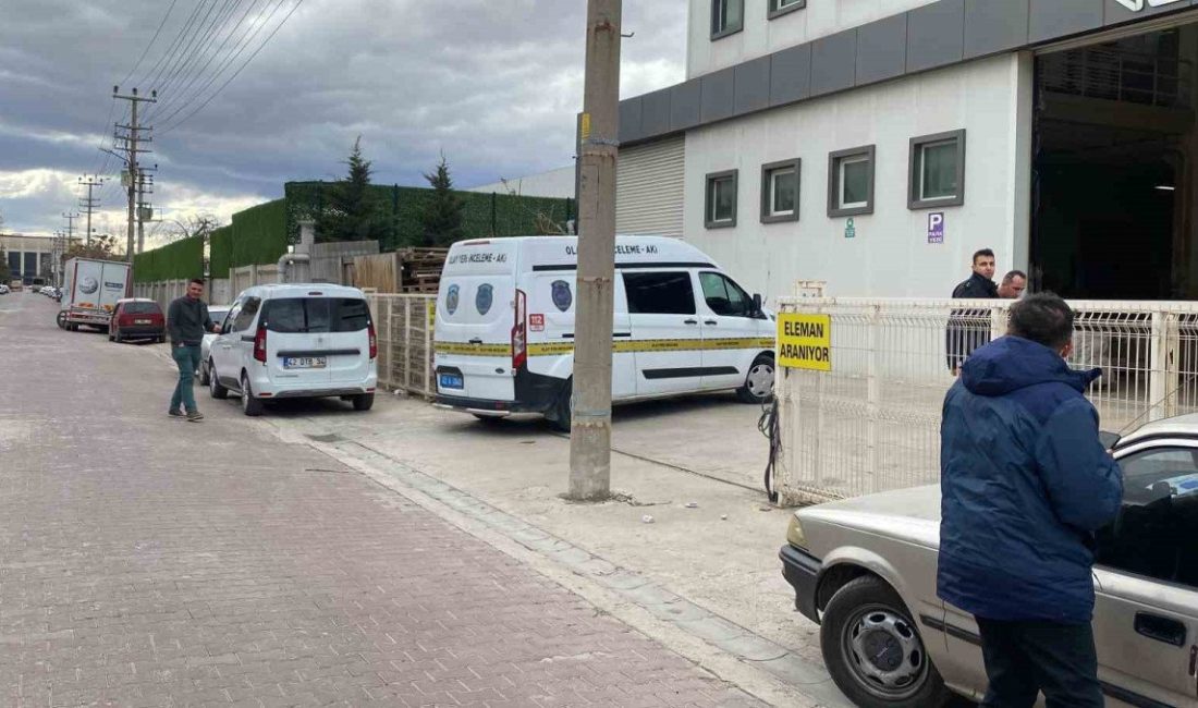 Sakarya'nın Söğütlü ilçesinde bir fabrikada pres makinesinin altında kalan işçi