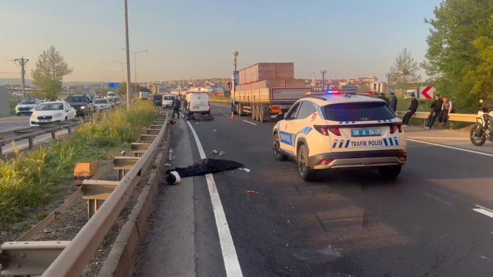 Tekirdağ’ın Süleymanpaşa ilçesinde meydana gelen feci motosiklet kazasında, henüz 17
