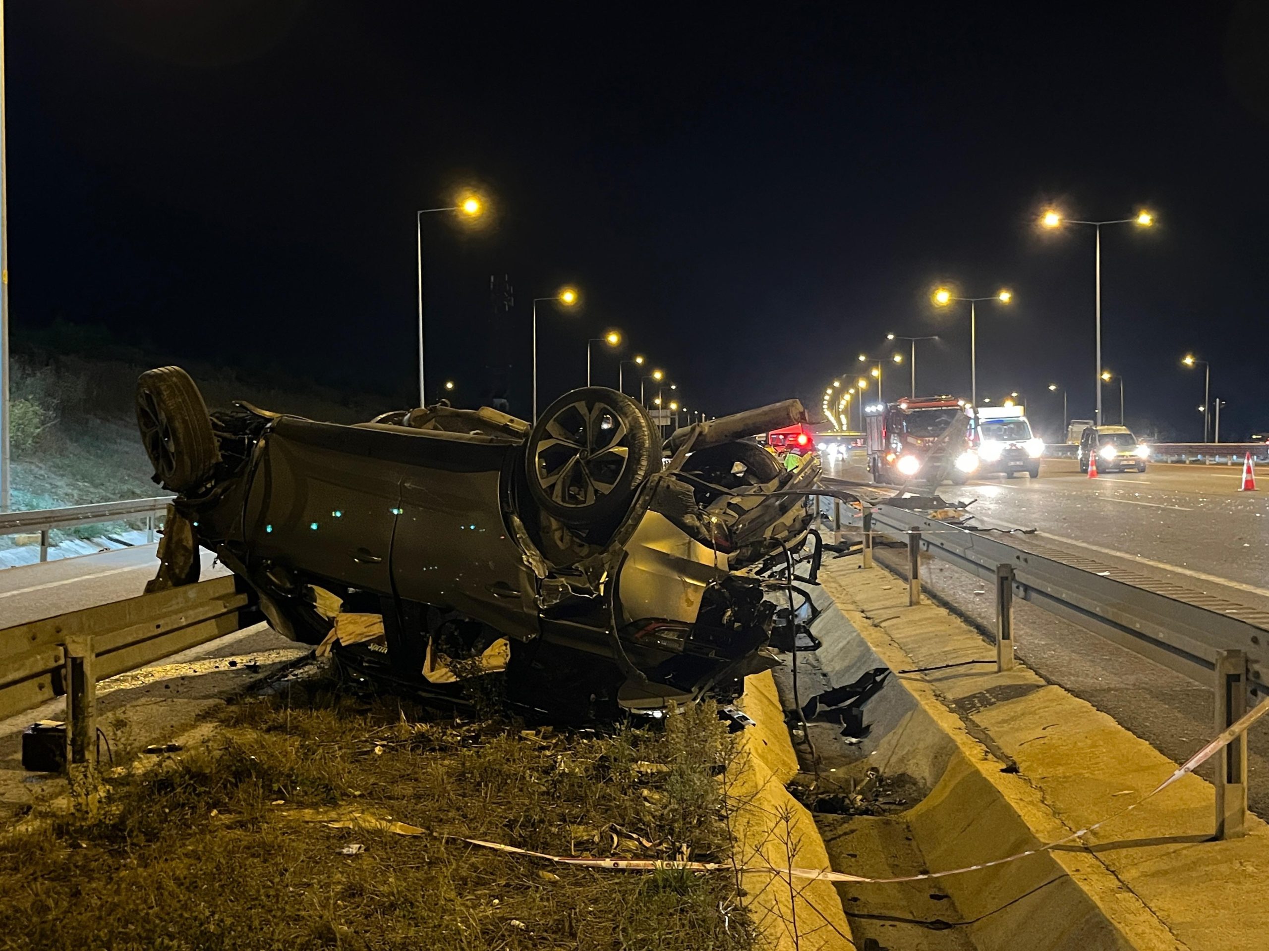 Kuzey Marmara Otoyolu Kocaeli geçişinde 4 kişinin hayatını kaybettiği, 3