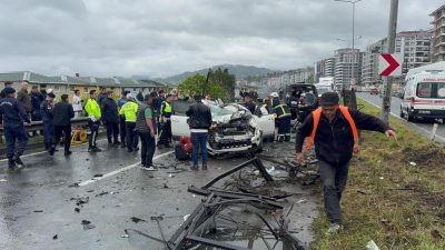 Karadeniz Sahil Yolu, Rize'nin Pazar ilçesinde meydana gelen ve adeta