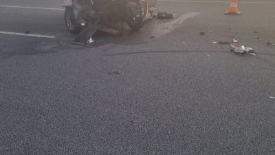 Bursa'nın Karacabey ilçesine kurbanlık almaya giderken kaza yapan sürücü hayatını