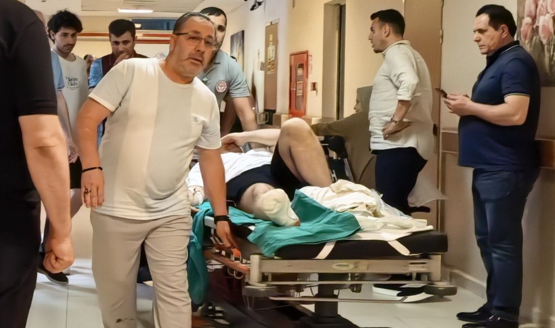 Bursa’nın İnegöl ilçesinde bahçesinde çim biçen 24 yaşındaki Furkan K.,