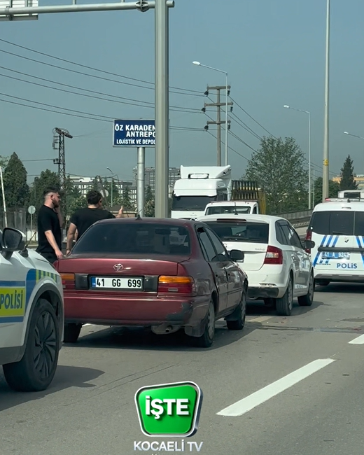 İzmit’in en yoğun ulaşım arterlerinden biri olan D-100 karayolunda sabah