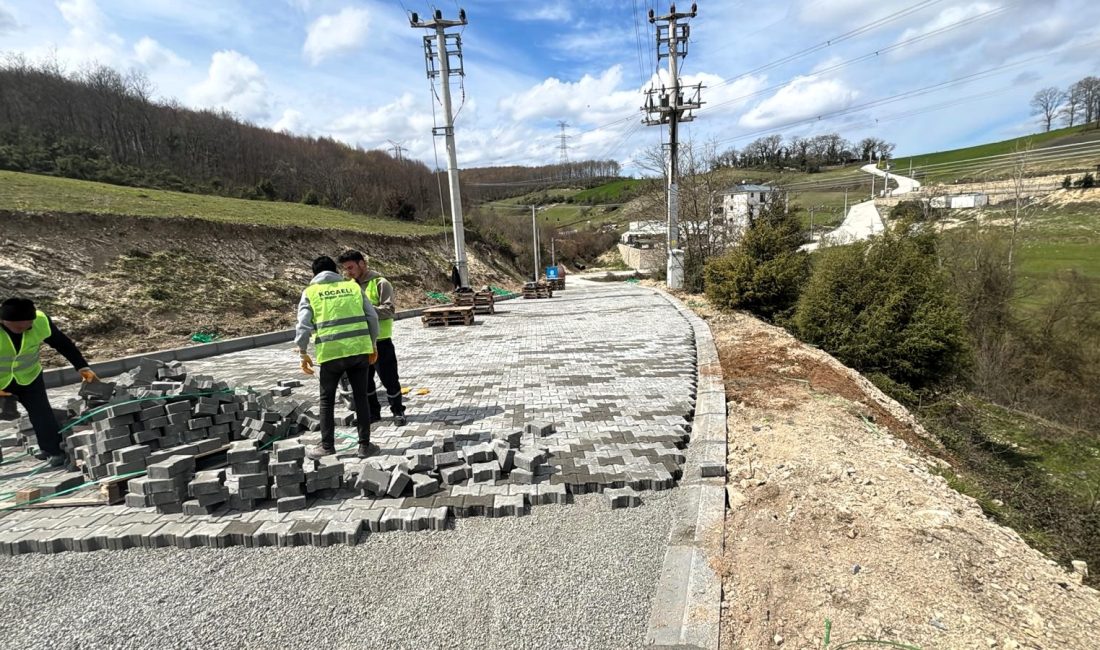 Kocaeli Büyükşehir Belediyesi, Gebze’nin kırsal mahallelerinde ulaşım kalitesini artırmak için