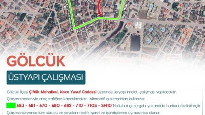 Kocaeli Büyükşehir Belediyesi, Gölcük Çiftlik Mahallesi Koca Yusuf Caddesi’nde gerçekleştirilecek